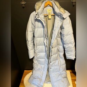 L.L Bean Long Blue Puffer